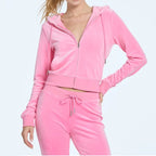 Y2K "McBling" Velour Tracksuit - Mint Green 2000s Aesthetic