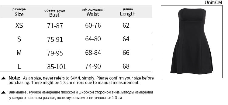 JY24070Sexy Strapless Waist-Cinching A New Style Elegant Women's Short Dress