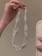 Star Custom 2025New Year's Exaggerated Punk Necklace y2k Irregular Subculture Hip-Hop Trend Unisex Niche Collarbone Chain