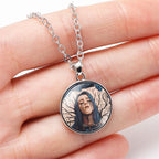 Same Style as Stars Billie Round Alloy Pendant Women's Necklace