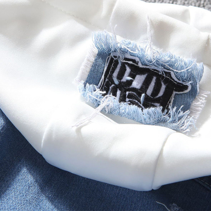 Celebrity Style Trend Billie Fake Two-Piece Sweatshirt Jacket