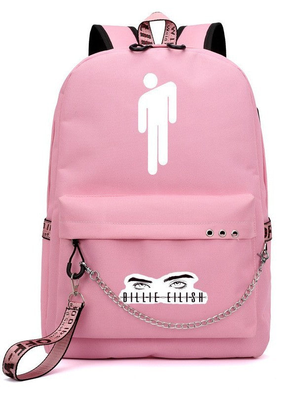 Same Style as Stars Billie Backpack Star l Empty USB Rechargeable Travel Backpack Student School Bag