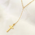 Celebrity Style Popular Cross Long Chain Necklace for Women Easter Trendy Jewelry Sexy Tassel Virgin Mary Pendant