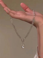 Star Custom 2025New Year's Exaggerated Punk Necklace y2k Irregular Subculture Hip-Hop Trend Unisex Niche Collarbone Chain