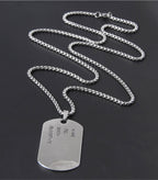 Star Style Fashion Simple Shield Personality Temperament Unisex Wearable Long Necklace High-Quality Material Necklace