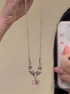 Star Custom 2025New Year's Exaggerated Punk Necklace y2k Irregular Subculture Hip-Hop Trend Unisex Niche Collarbone Chain