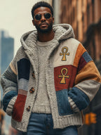 2025Hot Selling  Foreign Trade New Christmas3D Digital Printed Casual Zipper Hooded Jacket