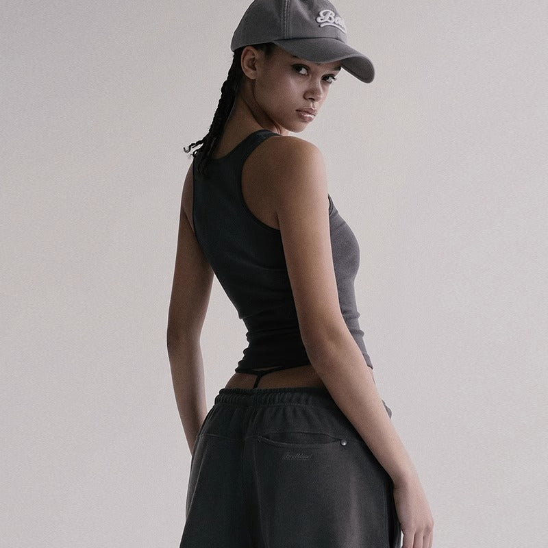 Star Custom South Korea badblood bcac  Style Spicy Girl Tank Top Camisole Women's Casual Slim Fit Niche Base Shirt