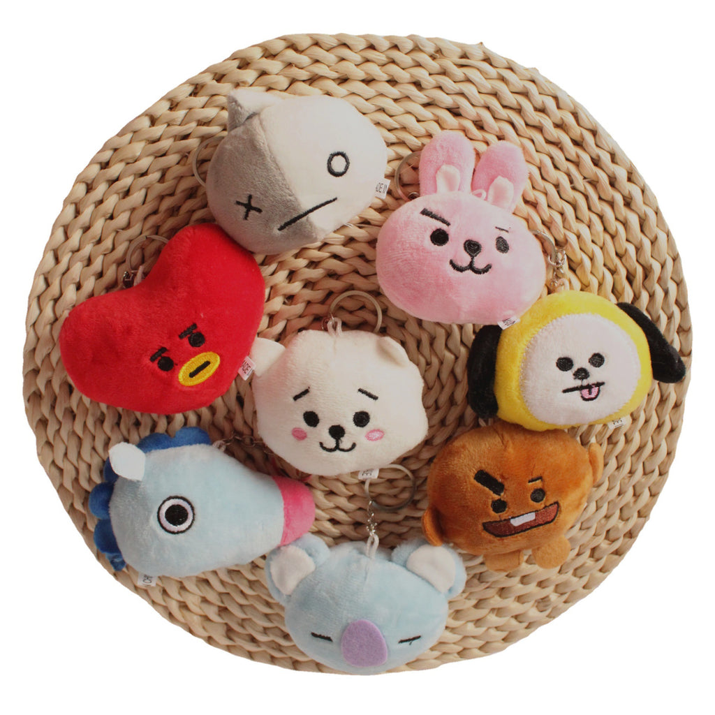 New Japanese Style Cartoon Cute Girly Plush Doll Clothing Bag Pendant Brooch Accessories