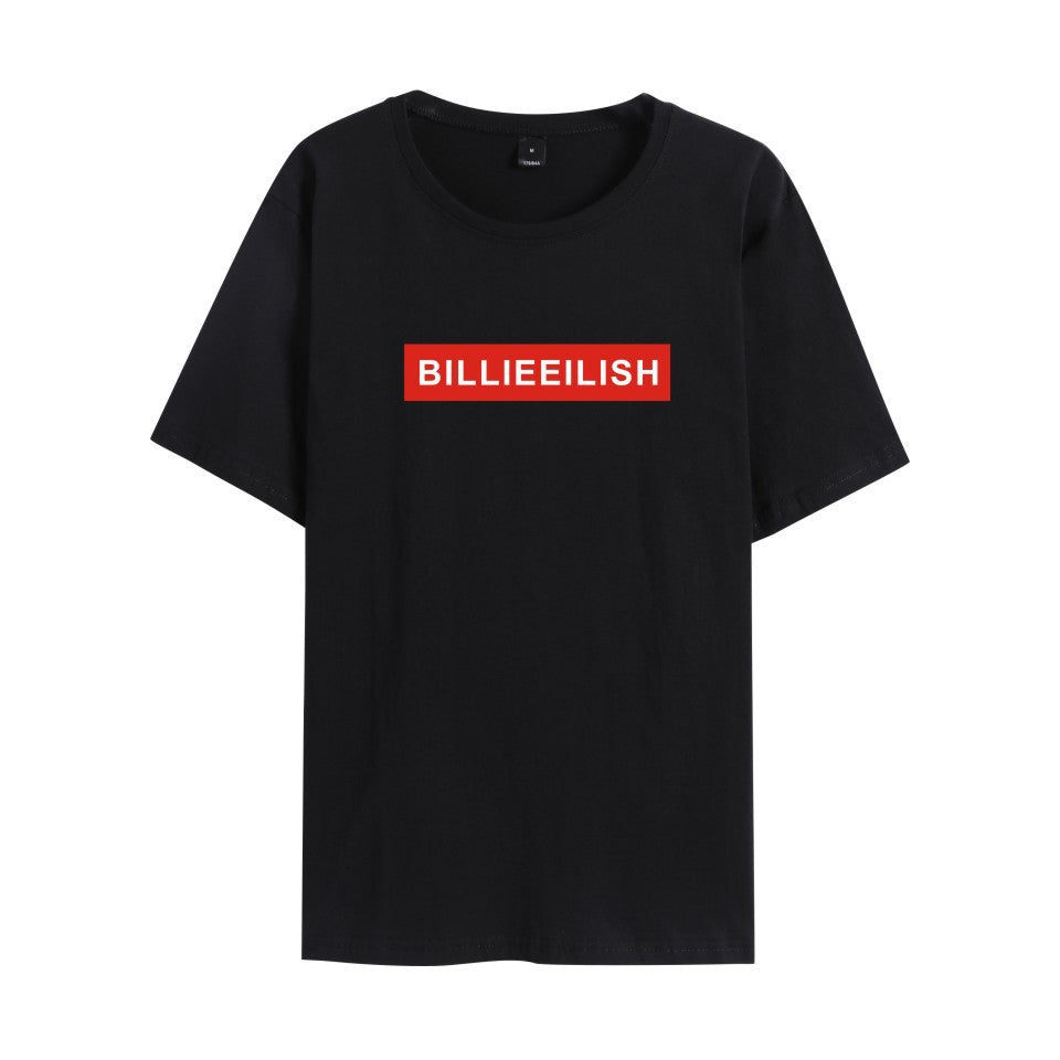 Celebrity Style Billy New Men's and Women's Round Neck Short Sleeve T Shirt