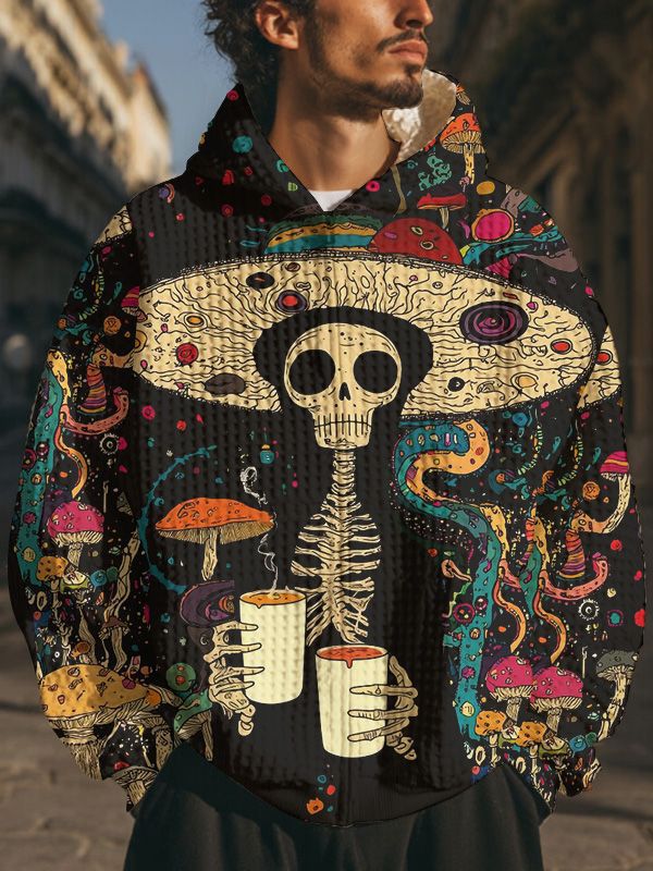 2025Hot Selling  Foreign Trade New Christmas3D Digital Printed Casual Zipper Hooded Jacket