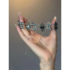 Star Custom 2025New Year's Exaggerated Punk Necklace y2k Irregular Subculture Hip-Hop Trend Unisex Niche Collarbone Chain