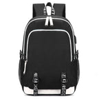Celebrity Style Trend Billie Teenage Primary and Secondary School Students Schoolbag USB Men's and Women's Casual Backpack