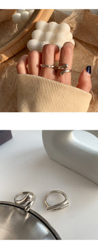 2026New design with high-quality texture925Index Finger Pure Silver Decorative Ring for Women, Light Luxury Niche ins Minimalist Style Personality Fashion Ring