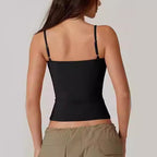 Street Style Camisole Summer Dopamine Hot Girl Crop Top T Women's Milk Silk Tank Top