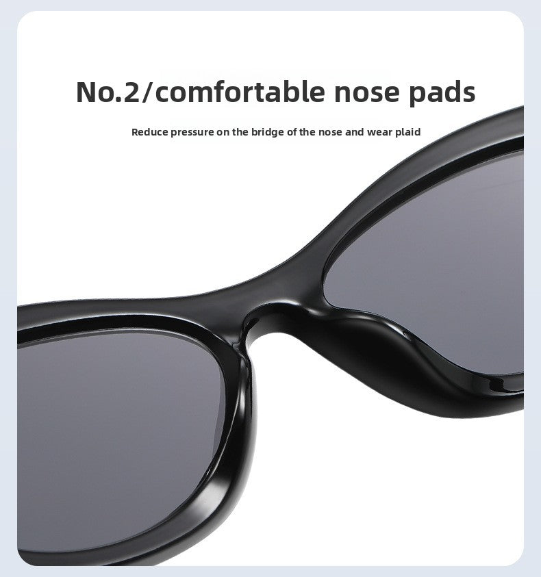 Cat Eye Sunglasses PA Same Style Personality Hot Girl Style Sunglasses Fashion Glasses9069Ultraviolet Ray