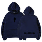 Same Style as Stars Billie Loose Fit Oversized Hoodie Sweatshirt for Singers