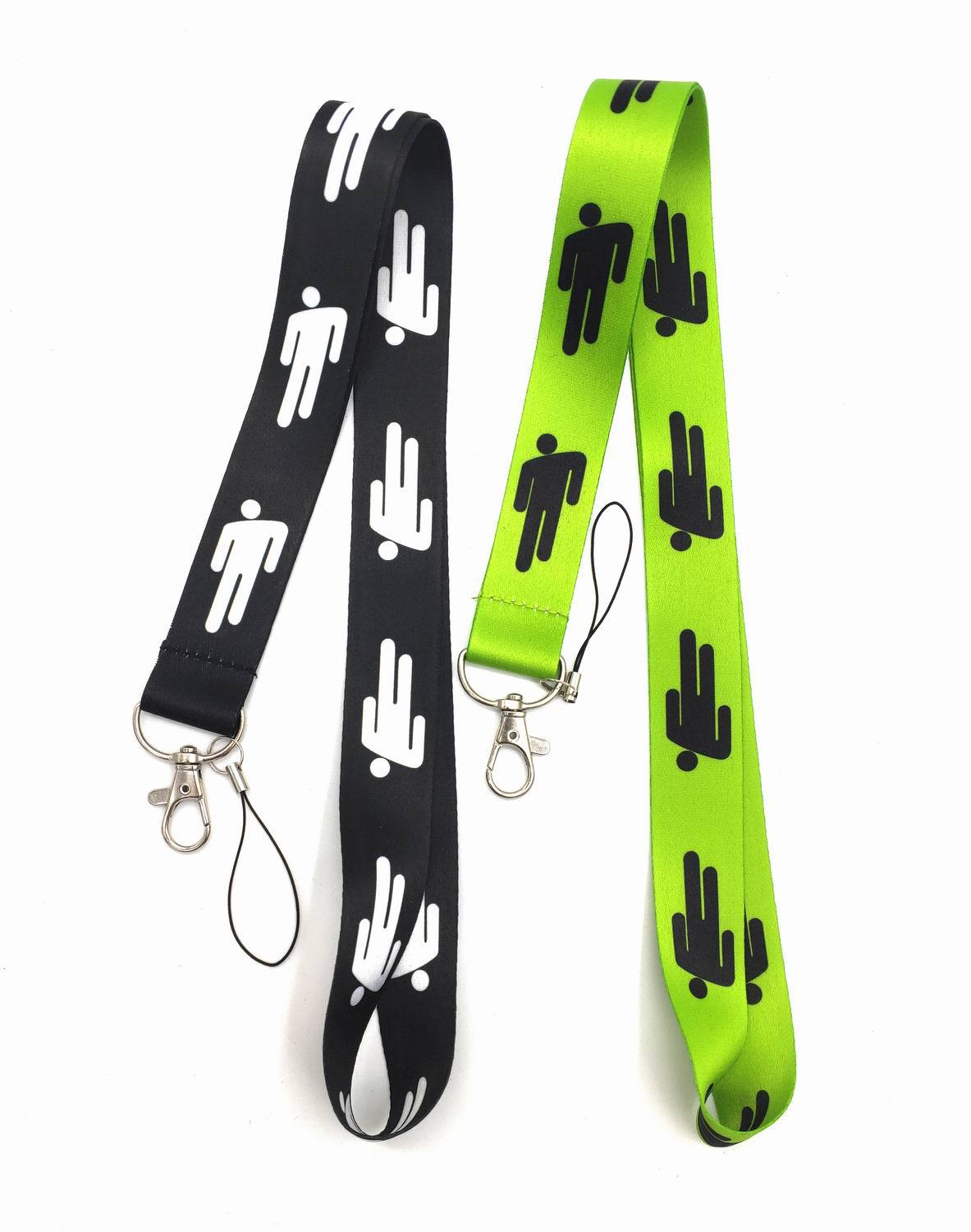 Celebrity Style Hot Sale Billie Celebrity Phone Lanyard Long Style Badge Keychain