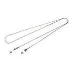 Celebrity Style Snake Chain Stainless Steel Non-Fading Mask Chain Titanium Steel Glasses Chain Women's Neck Hanging Men's Mask Rope Hanging Chain High-End Safety Protection
