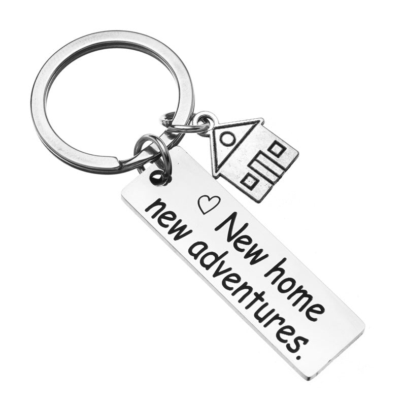 Same Style as Stars billie Stainless Steel Logo Necklace Aili Tag Keychain Accessories