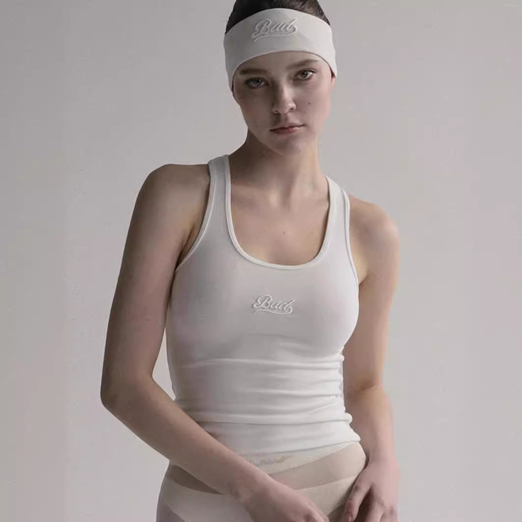 Star Custom South Korea badblood bcac  Style Spicy Girl Tank Top Camisole Women's Casual Slim Fit Niche Base Shirt