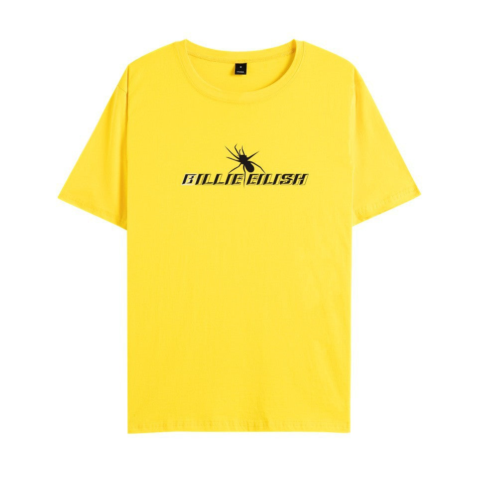 Celebrity Style Billy New Men's and Women's Round Neck Short Sleeve T Shirt