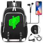 Celebrity Style Trend Billie Teenage Primary and Secondary School Students Schoolbag USB Men's and Women's Casual Backpack