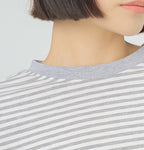 Star Custom Japanese Style New Model Lotte8Color Summer Stripes T Women's Cotton Loose Batwing Sleeve Knitted Top