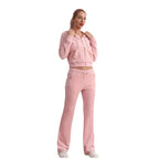 Y2K "McBling" Velour Tracksuit - Mint Green 2000s Aesthetic