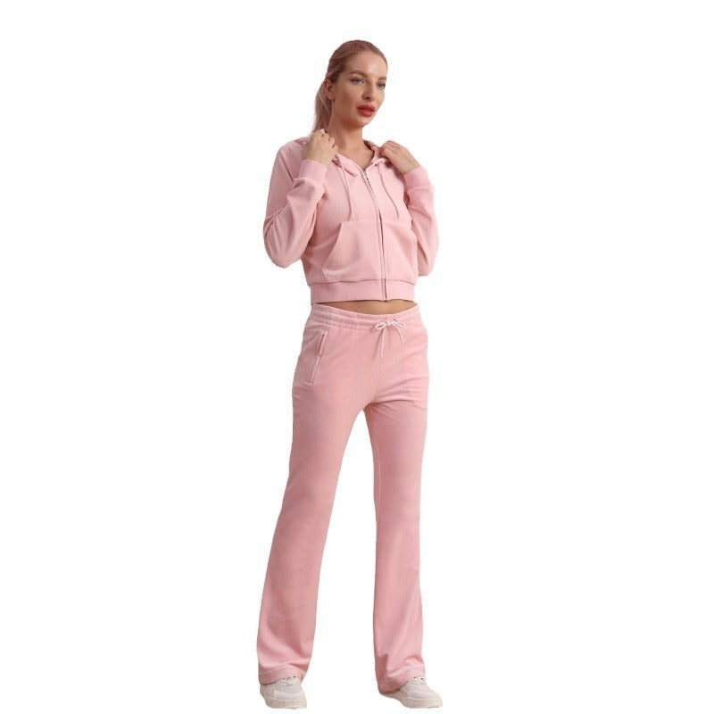 Y2K "McBling" Velour Tracksuit - Mint Green 2000s Aesthetic