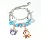 Hot Selling Sanrio Beaded Bracelet Cartoon Kuromi Labubu Beaded Bracelet Women's Accessories