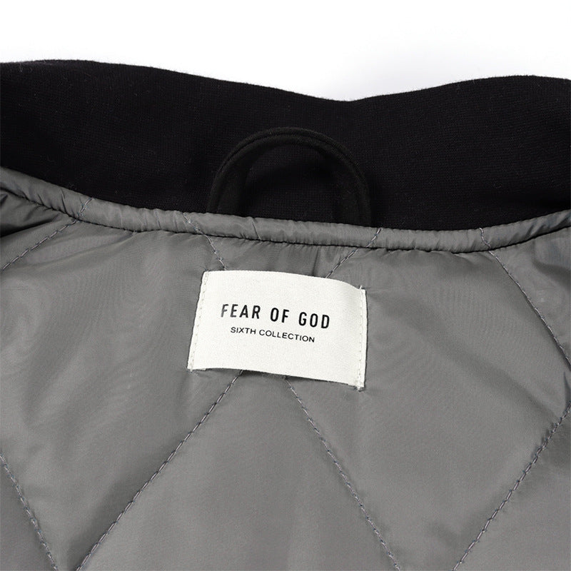 Star Style Autumn Winter Sports Jacket Casual Loose Long Sleeve Top Couple Spliced Sleeve Baseball Cotton Jacket Handsome Unisex Outerwear