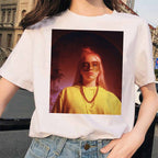 Same Style as Stars Billie Girl with a Pearl Earring World Famous Painting by Vermeer Short Sleeve T T-shirt Women's Bottoming Shirt