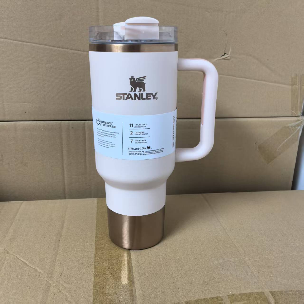 Star Custom stanley Stanley New340oz Large Capacity Car Cup Ice Block Cup304Stainless Steel Water Cup Thermos Cup