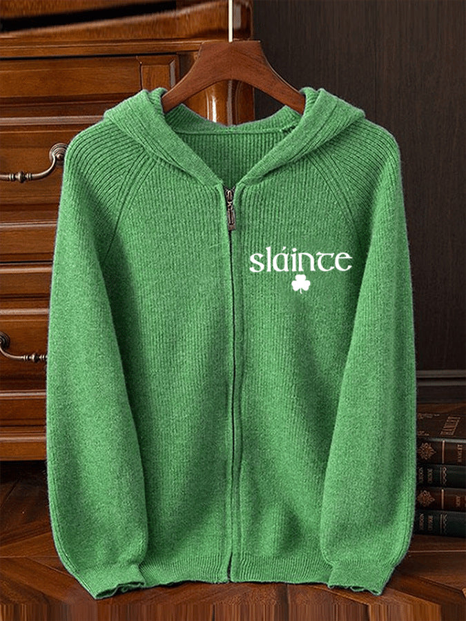 2025Hot Selling  Foreign Trade New Christmas3D Digital Printed Casual Zipper Hooded Jacket