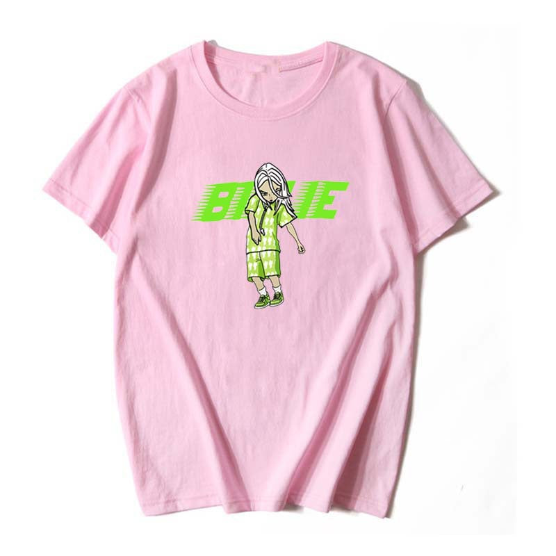 Same Style as Stars Billie Series of Unique Trendy Styles Short Sleeve T Shirt
