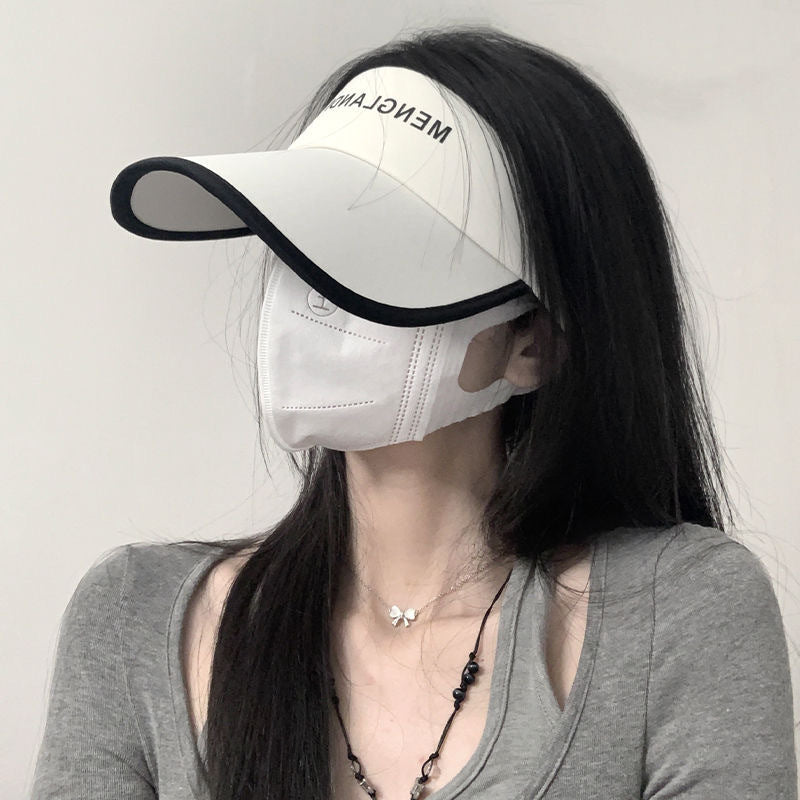 K-Pop Airport Style Sun Visor - UV Protection Sport Hat