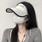 K-Pop Airport Style Sun Visor - UV Protection Sport Hat