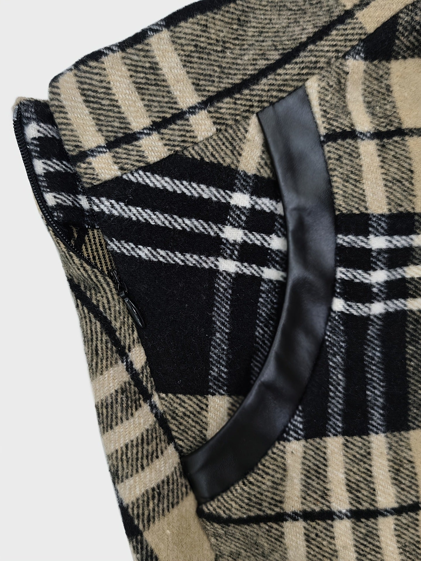 90s Grunge Plaid Maxi Skirt - "Brutal" MV Aesthetic